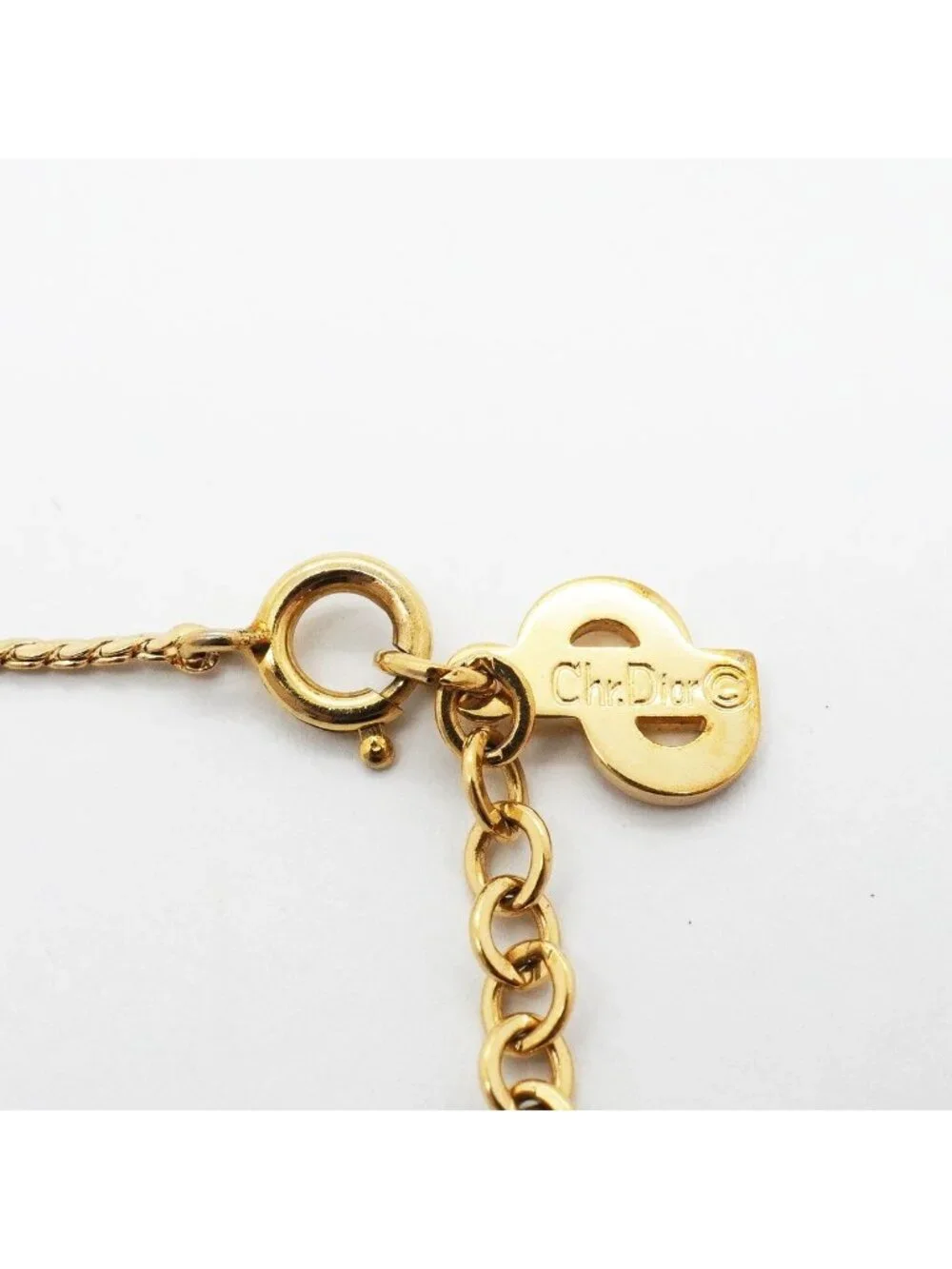 Dior Necklace CD Logo Gold Plated